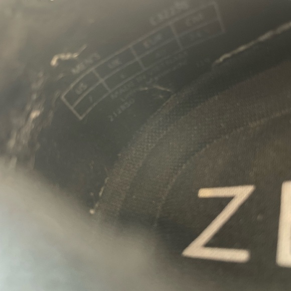 Men’s COLE HAAN ZERØGRAND Black Shoes Knit Lace Up - Picture 6 of 7